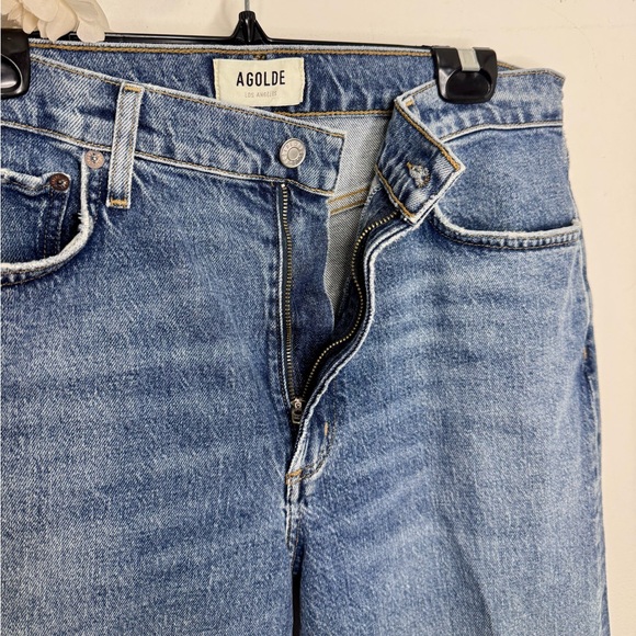 Agolde ‘Harper’ Cropped Jeans in Moor - Picture 7 of 11